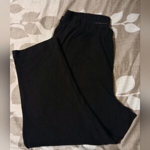 Roaman's Classic Black  Joggers